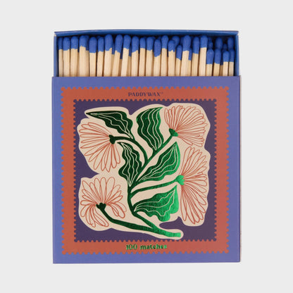 Paddywax Jumbo Boxed Matches - Floral