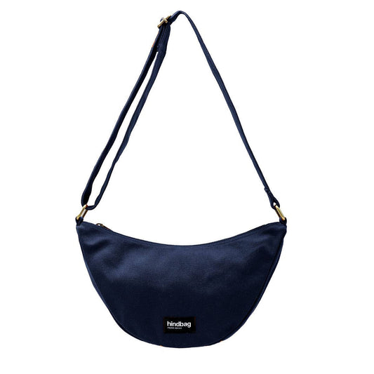 Andrea Banana Bag in Navy - Ethically manufactured Bag