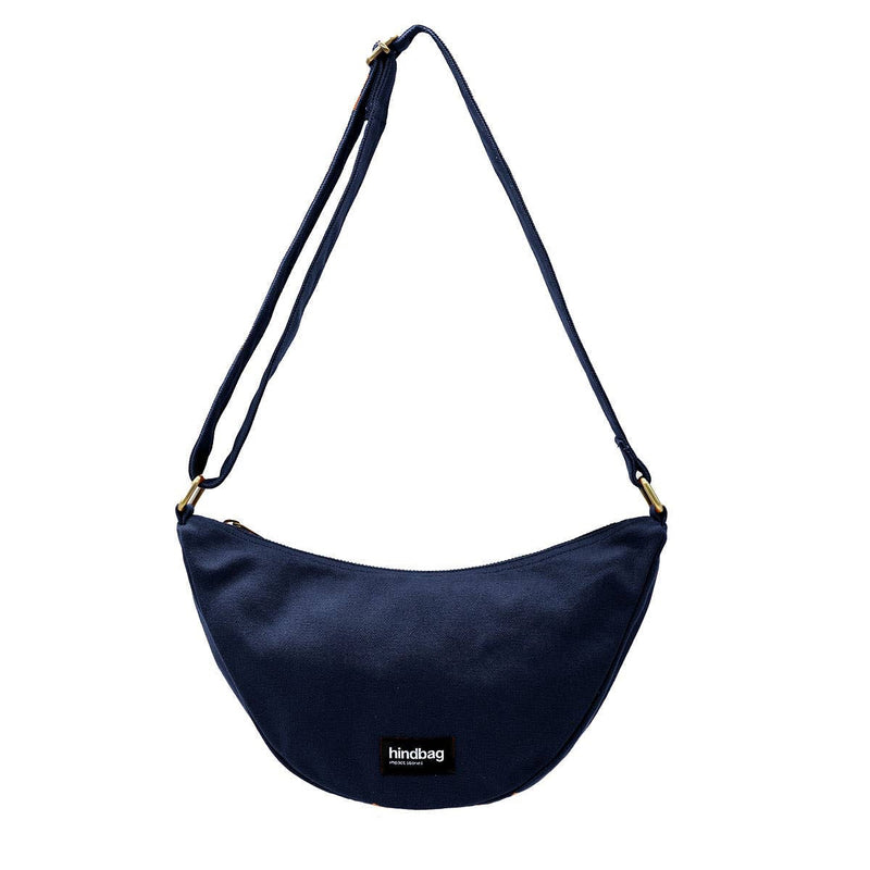 Andrea Banana Bag in Navy - Ethically manufactured Bag