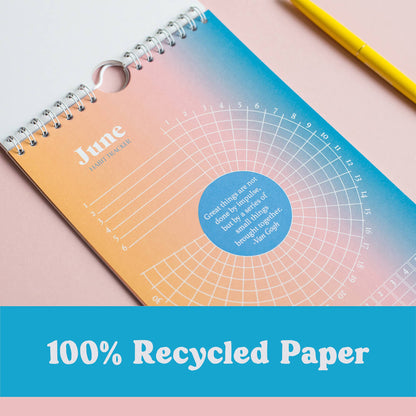 Daily Habit Tracker - 12 Month Goal Planner Gradients