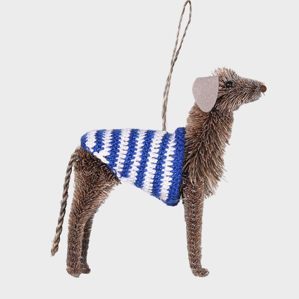 Bristle Grey Hound Decoration