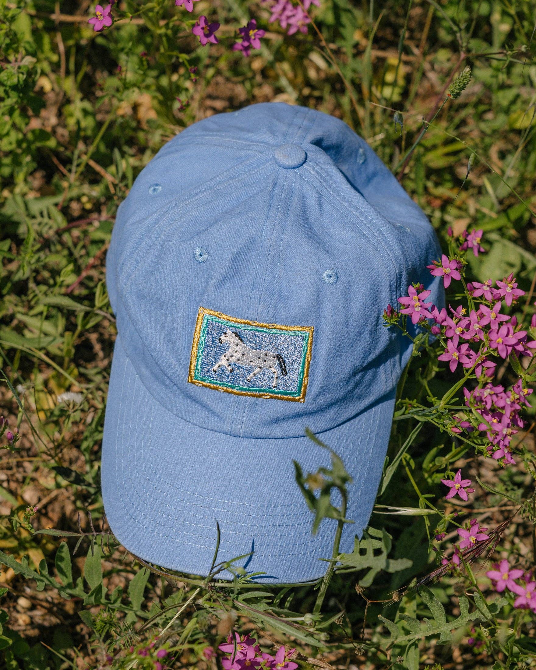 Little Horse Cap - Washed Blue