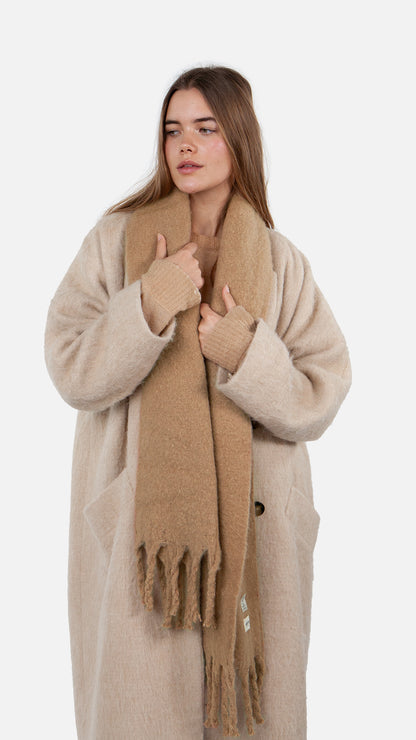 Fyone Scarf Recycled Materials - Light Brown