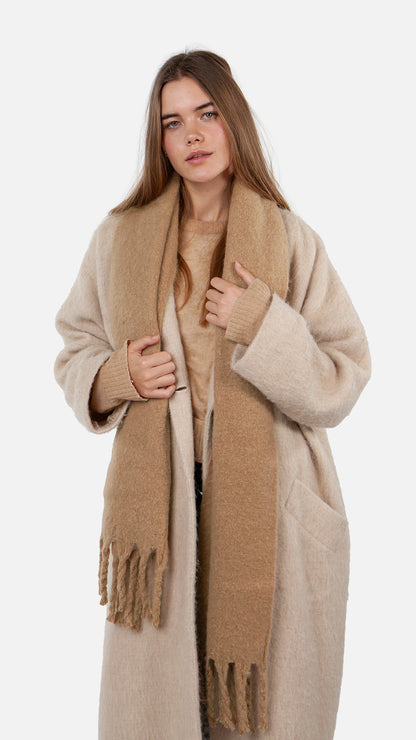 Fyone Scarf Recycled Materials - Light Brown