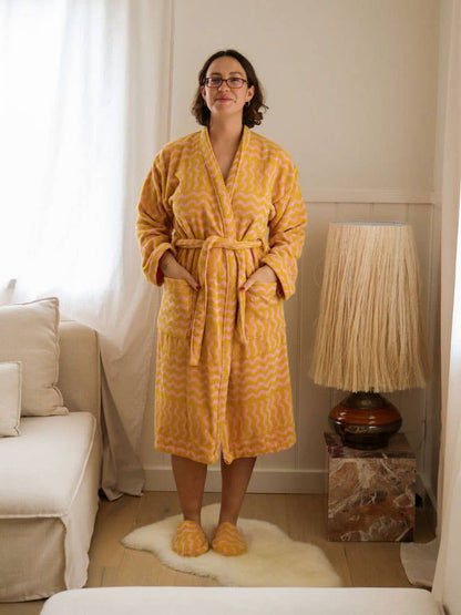 Ripple Terry Robe