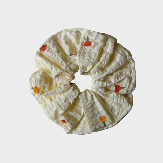 Forget Me Not Scrunchie in Vanilla