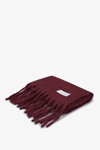 Recycled Materials Reykjavik Scarf - Burgundy Berry