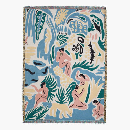 Kimbie Throw Blanket Wall Hanging by Slowdown Studio
