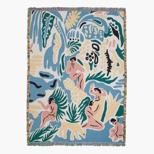 Kimbie Throw Blanket Wall Hanging by Slowdown Studio