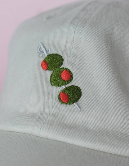 Olives Embroidered Adjustable Hat Cap