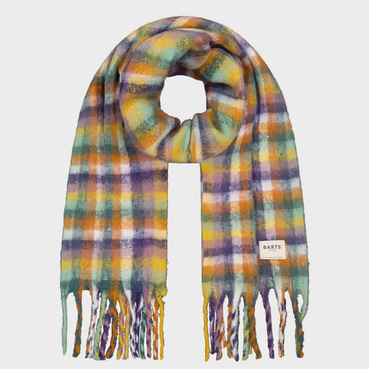 Plaity Scarf Recycled Materials - Green