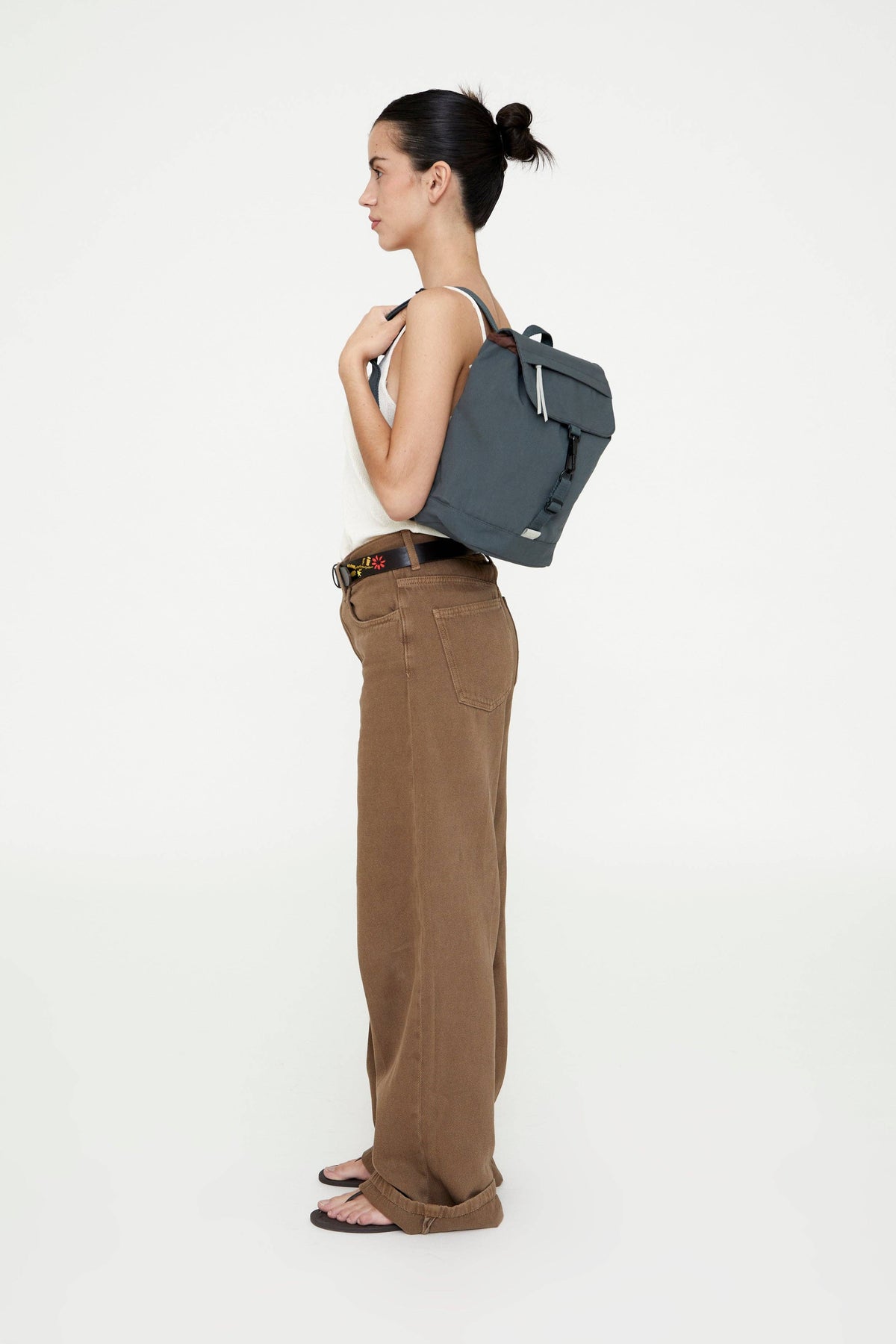 Kaut Mini Recycled Materials Backpack - Leaf