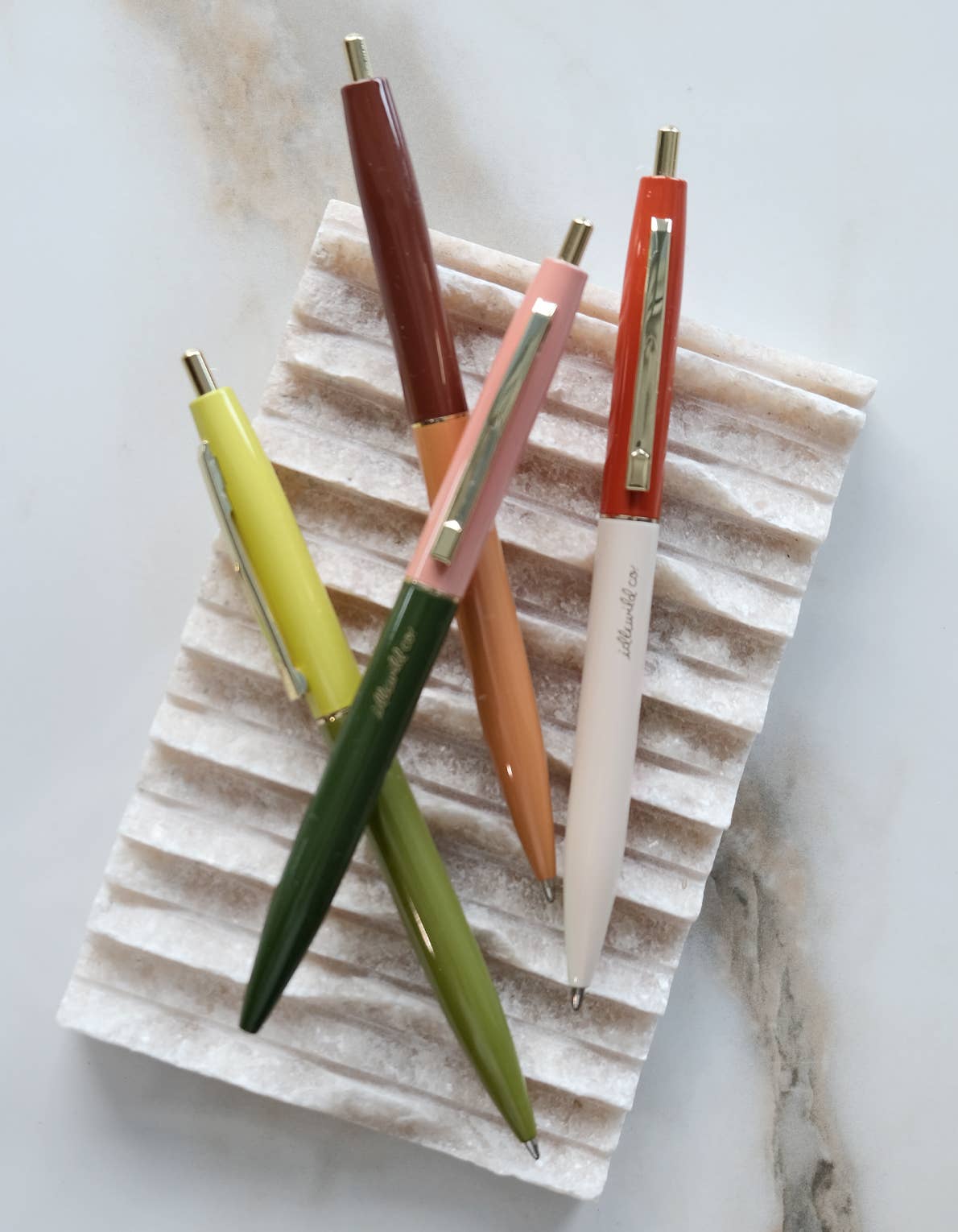 Retro Pen Set of Four - Desert Tones