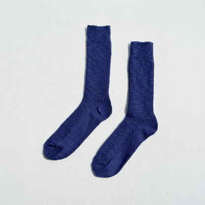 Cottage Socks - Navy