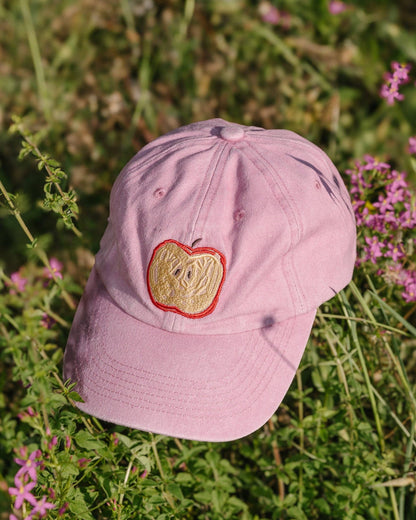 Apple Slice Cap - Washed Pink