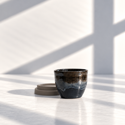 Manhattan Ceramic Travel Coffee Cup with Lid - Primo