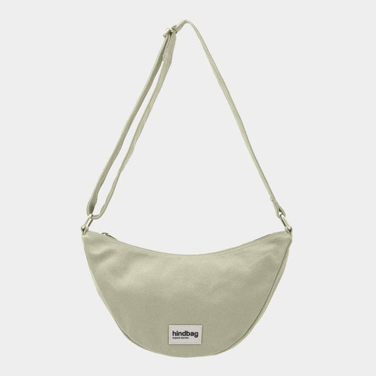 Andrea Banana Bag in Clay Green - Ethically manufactured Bag