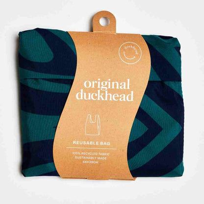 Swirl in Blue Reusable Eco Friendly Bag 100% Recycled