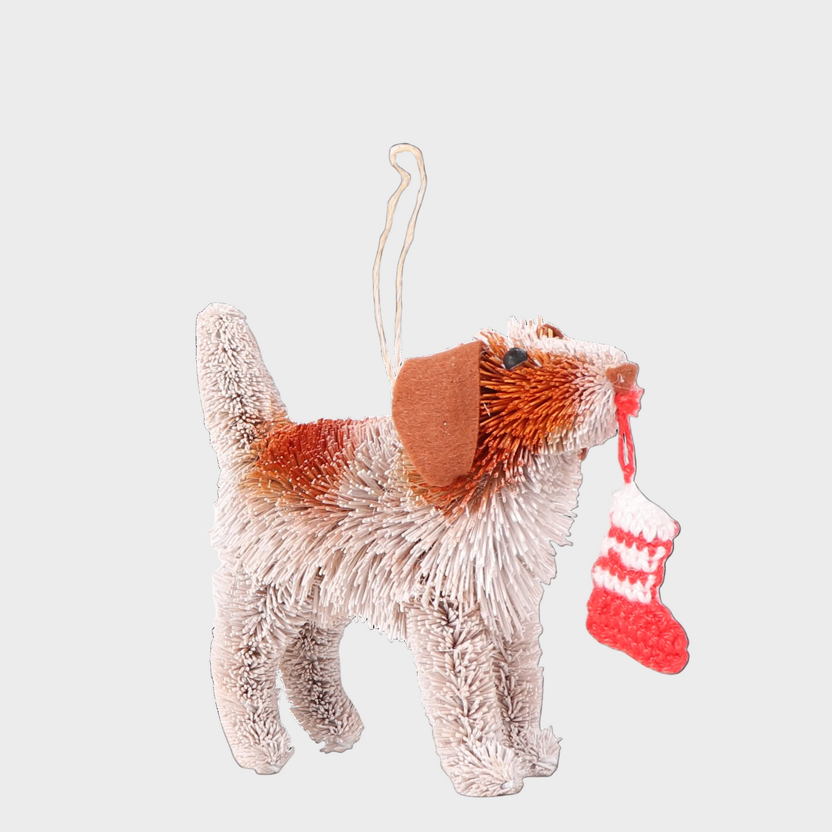 Bristle Jack Russell Decoration