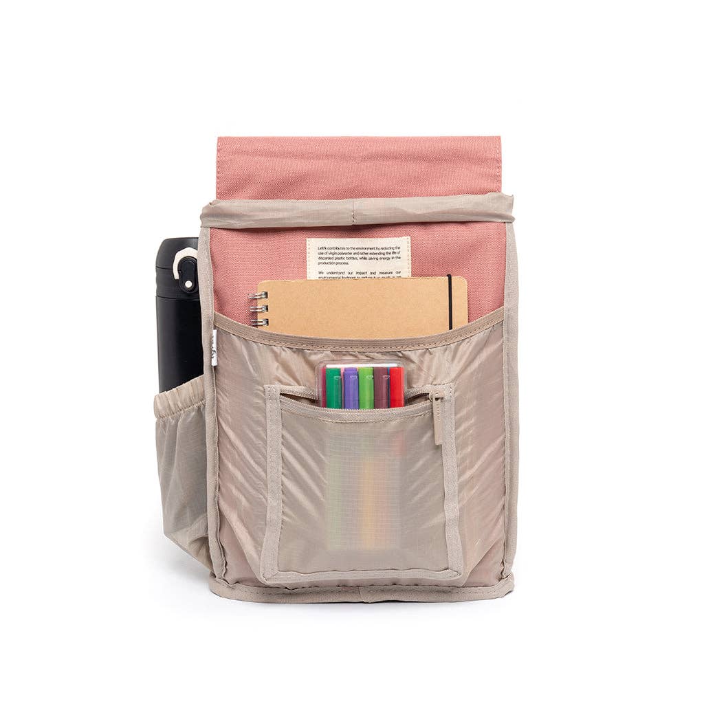 Kaut Mini Recycled Materials Backpack - Dust Pink