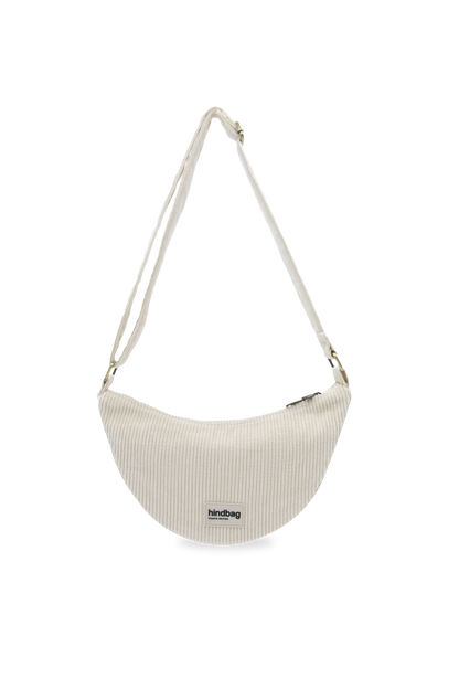 Andrea Beige Velvet Fanny Pack