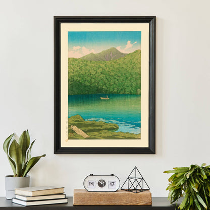 Morning Lake by Kawase Hasui Print 30x40 cm
