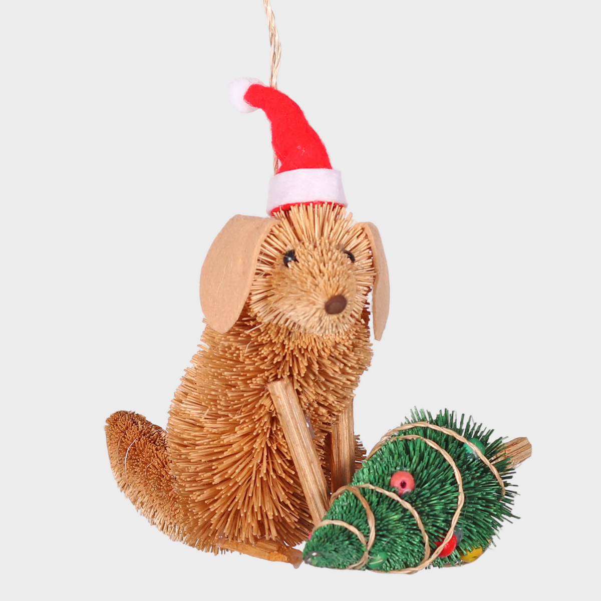 Bristle Golden Retriever Decoration