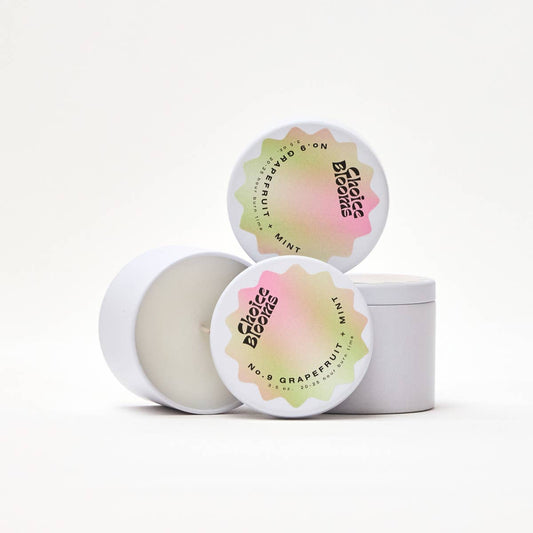 Mini Candle: White / No.9 Grapefruit + Mint