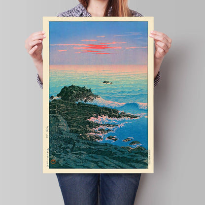 Morning of Cape Inu by Kawase Hasui Print 30x40 cm