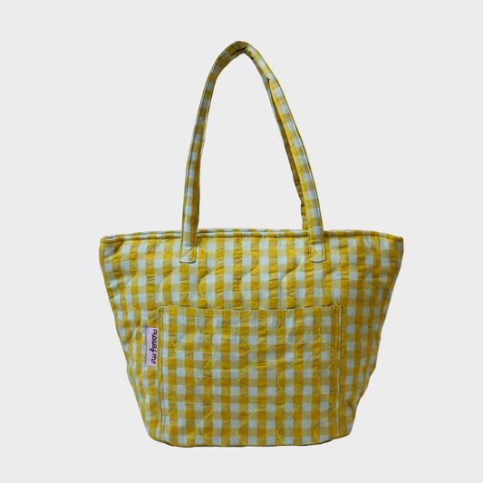 Citrus Seersucker Quilted Bag