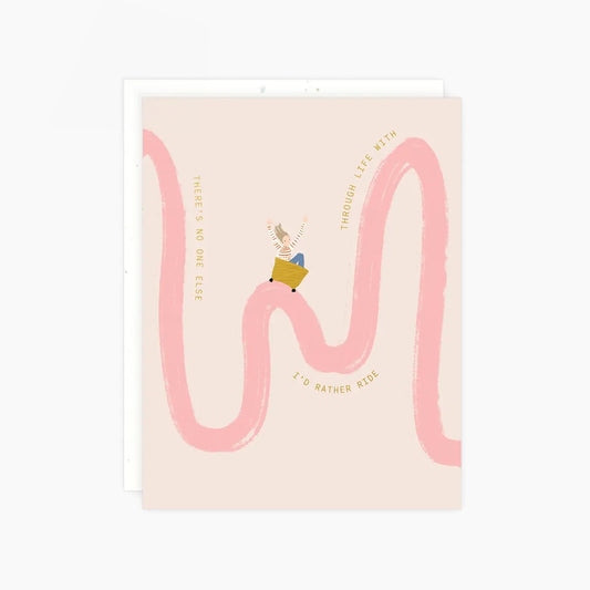 Ride Through Life Greeting Card