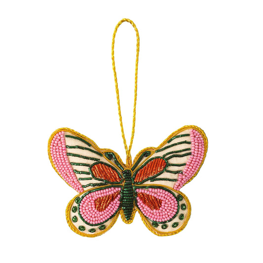 Pink Butterfly Tree Decoration (Virgin Plastic Free)