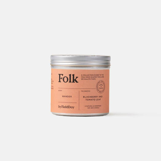 Folk Tin Collection - Wander Vegetable Soy Wax Candle