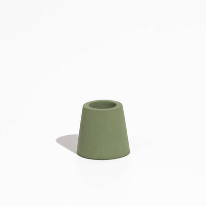 Stump Candle Holder - Green