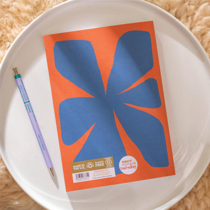 A5 Lay Flat Lined Notebook - Les Fleur