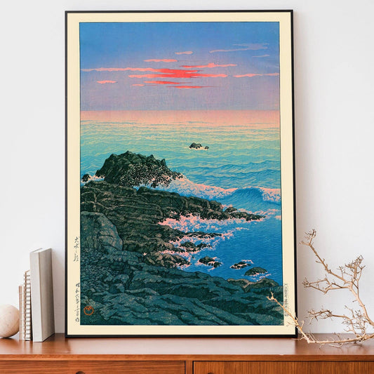 Morning of Cape Inu by Kawase Hasui Print 30x40 cm