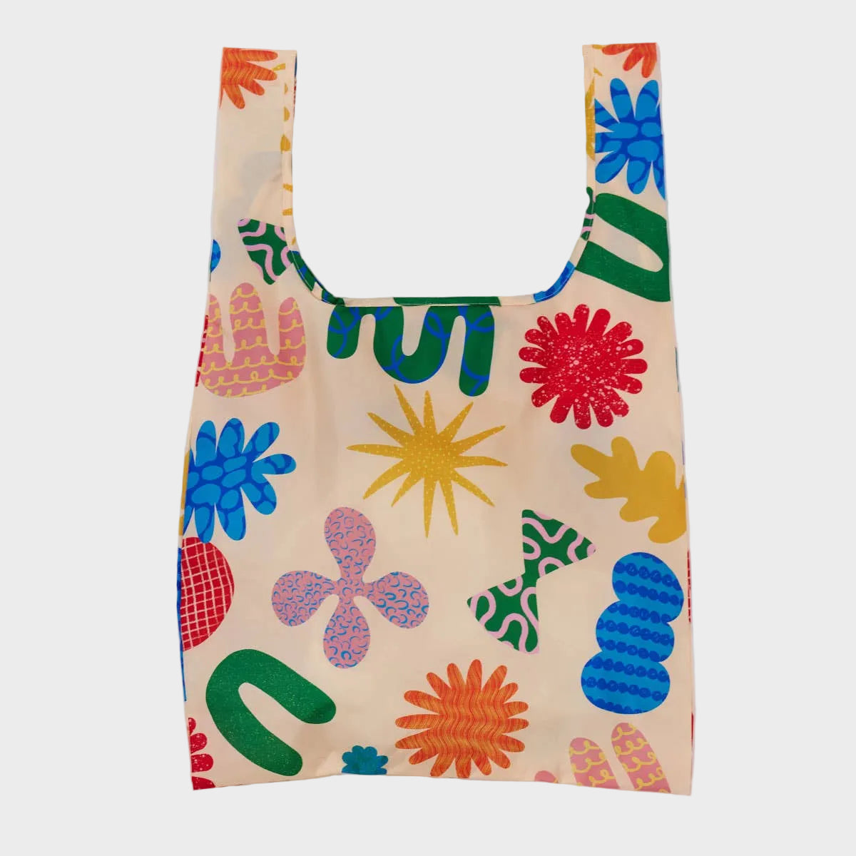 Deli Multi Coloured Print Eco-Friendly Reusable Tote Bag