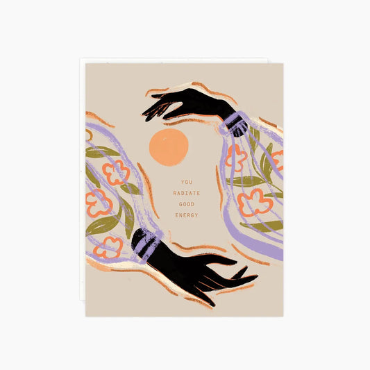 Good Energy Greeting Card