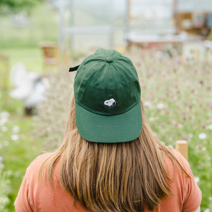 Snoopy Embroidered Dad Hat - Forest