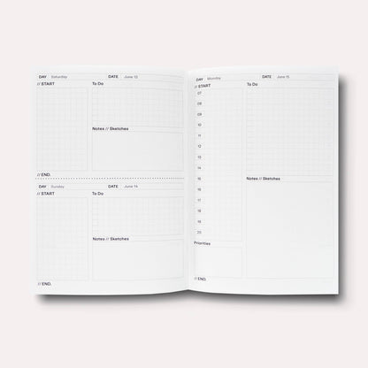 Hazy 2026 Dated Daily Planner Book