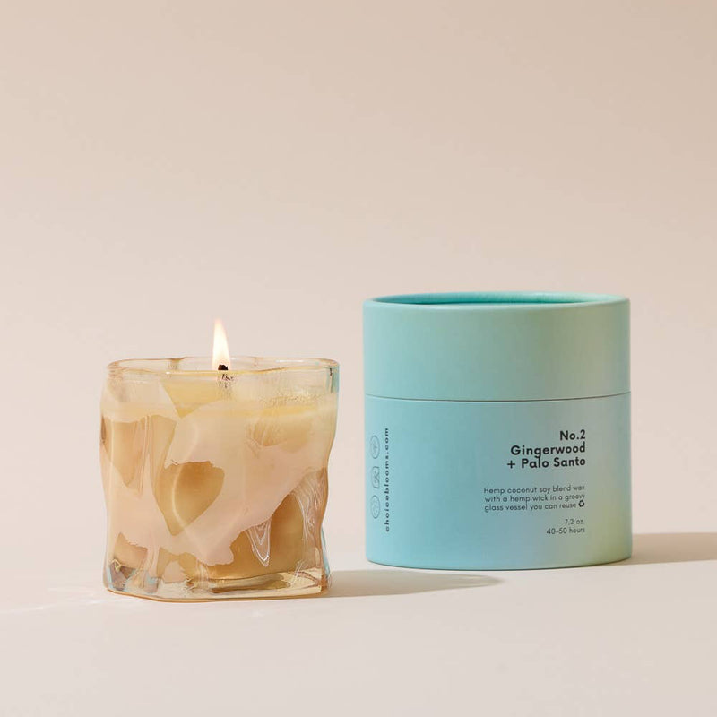 No. 2 Gingerwood + Palo Santo Candle