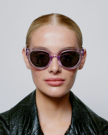 Lilly Sunglasses in Lavender Transparent