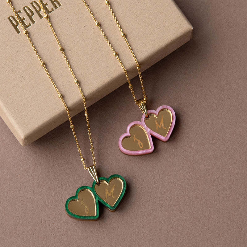 Personalised Initial Open Locket Necklace