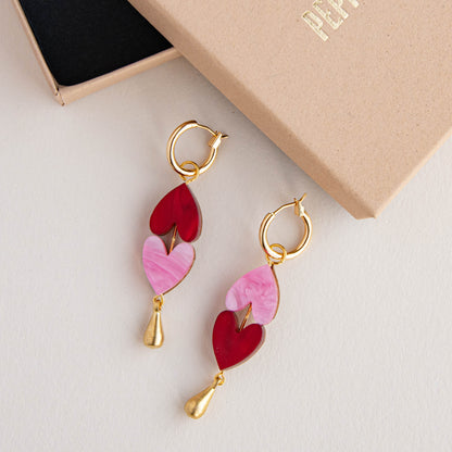 Queen of Hearts Drop Earrings