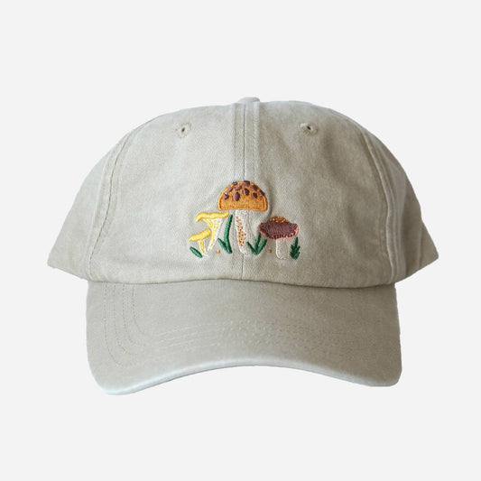 Forager Mushroom Embroidered Adjustable Cap Hat