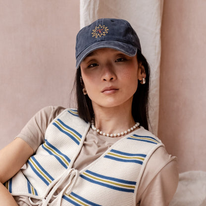 Recycled Cotton Cap in Sun