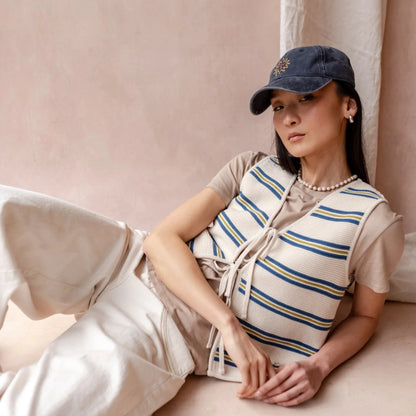 Recycled Cotton Cap in Sun