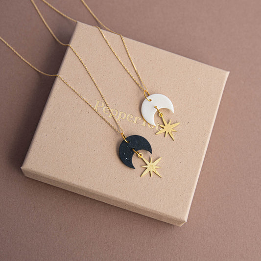 Celestial Star Gold Necklace