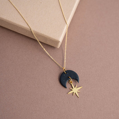 Celestial Star Gold Necklace