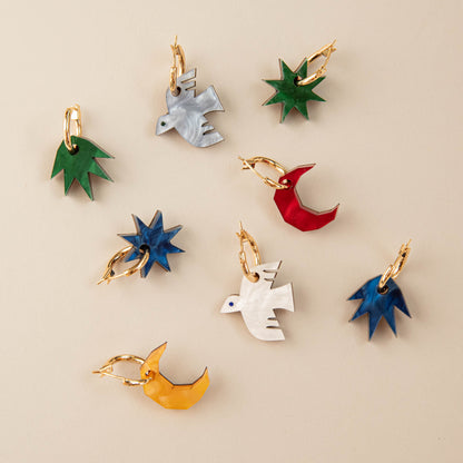 Create Your Own Collage Hoop Earrings - Mix & Match